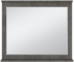 Misty Зеркало для ванной Марта 100 темный бетон – фотография-1